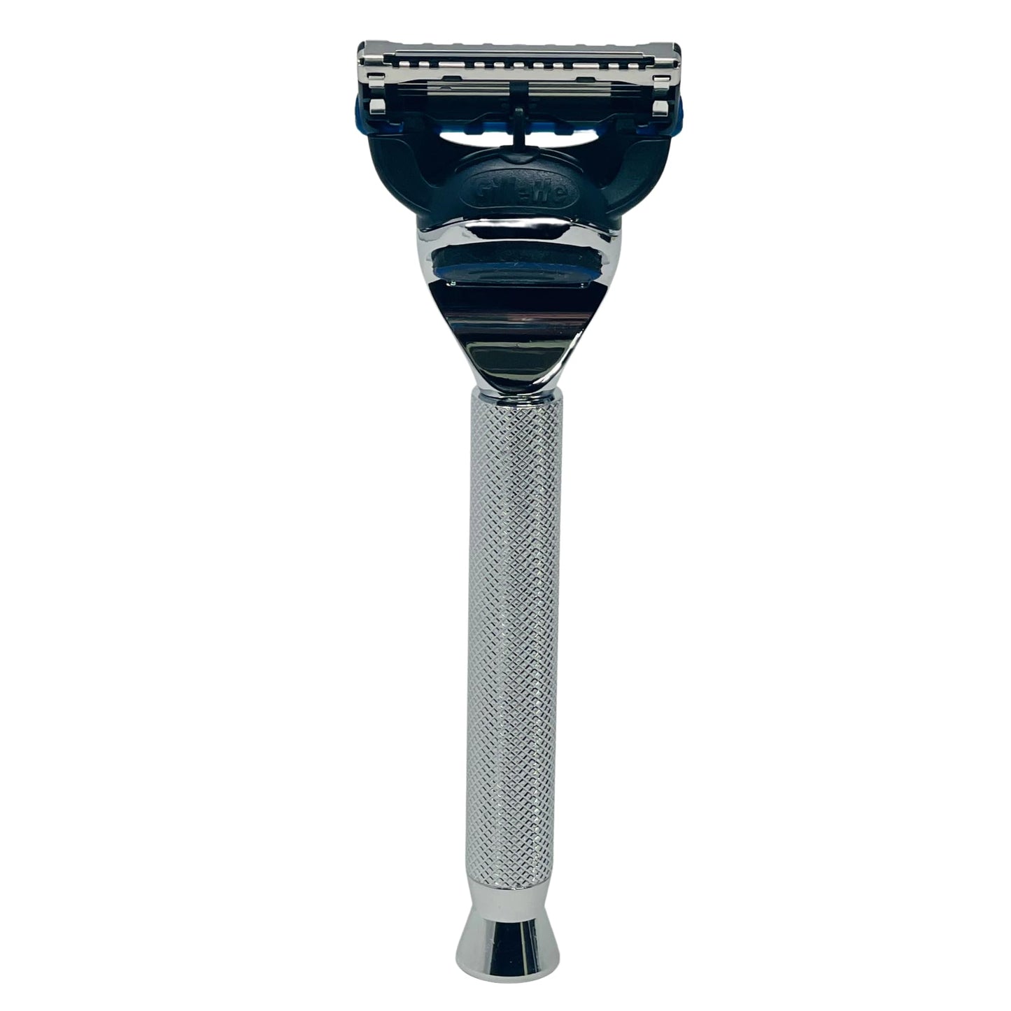 G.B.S Men's - 5 Blade Compatible Shaving Razor Textured Handle 1 Razor Handle and 1 Cartridges - Razors for Men Sensitive Skin, 5 Blade Razor, Mens Beauty and Personal Care G.B.S