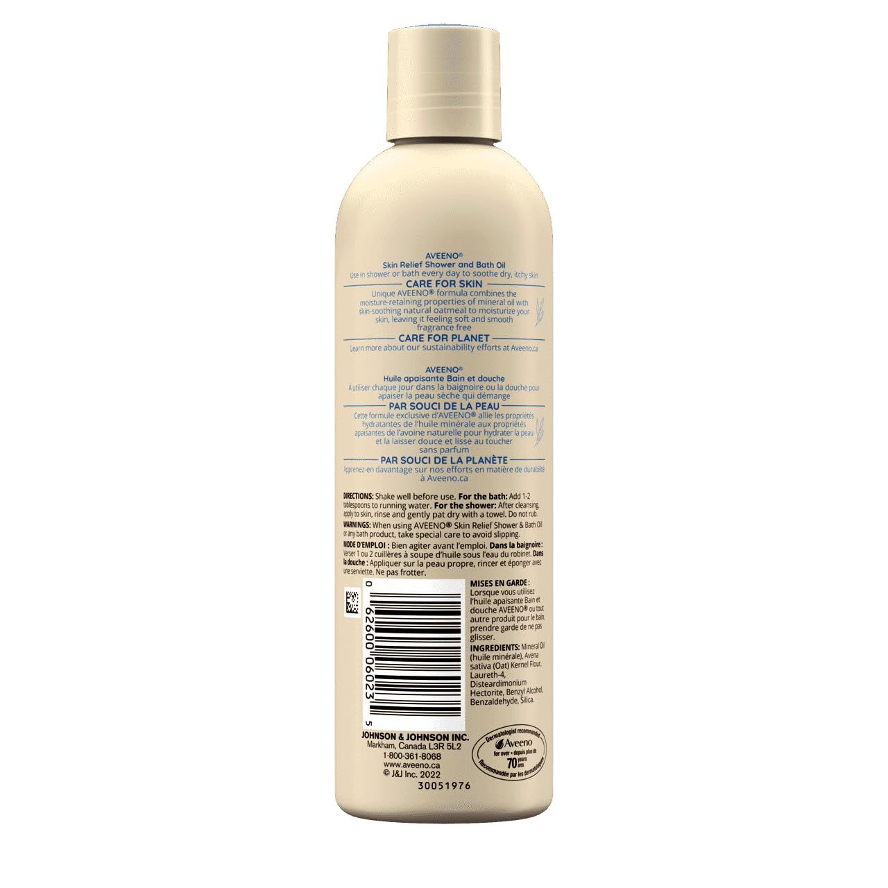 Aveeno Skin Relief Shower & Bath Oil - 10 oz - 3 pk Beauty and Personal Care Aveeno