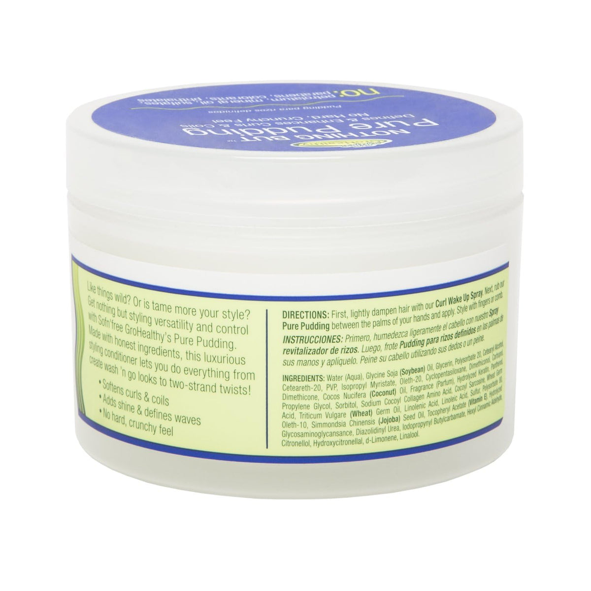 NOTHING BUT Pure Pudding - Gentle Non-Irritating Sulfate-Free Styling Conditioner for All Types of Curly, Healthy, Natural Hair, 8.8 oz (Pack of 1) Beauty & Personal Care NOTHING BUT