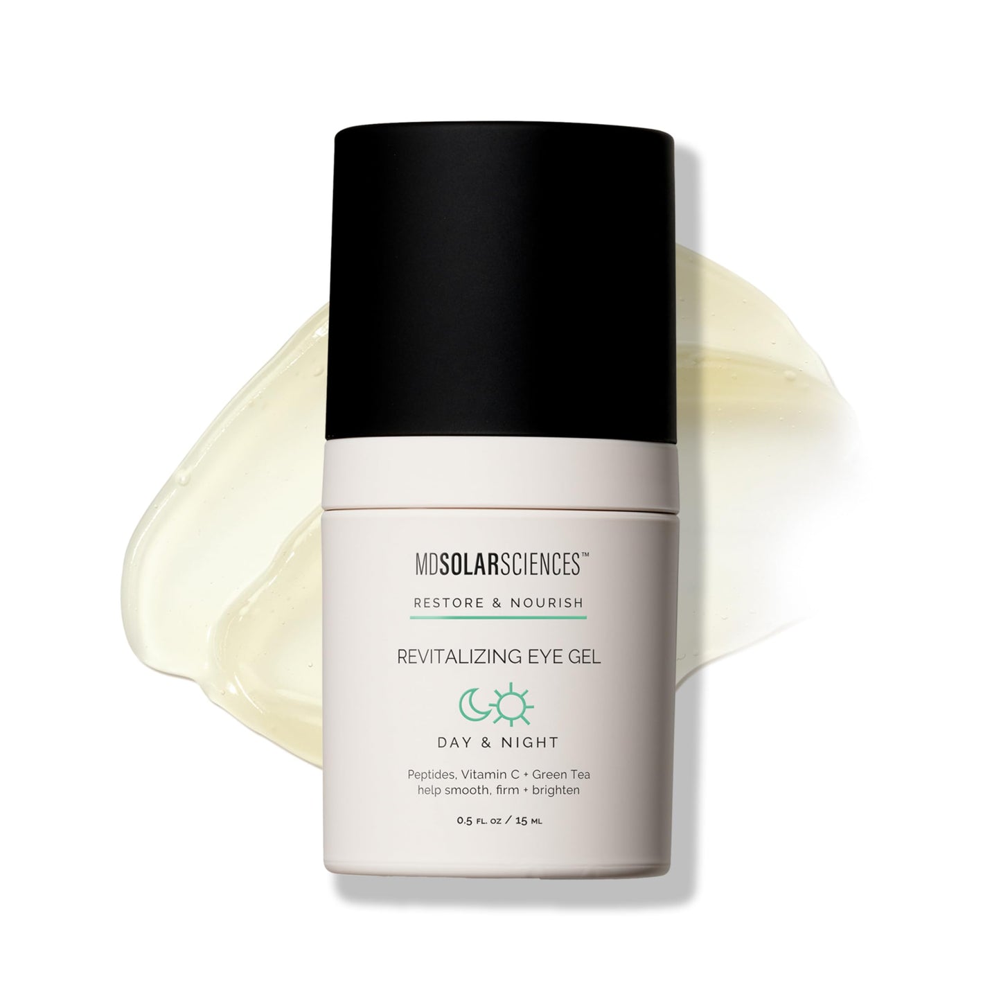 MDSolarSciences Revitalizing Eye Gel | Fine Line Treatment for Anti-Aging | Brightens & Reduces Dark Circles, Puffiness, & Wrinkles | Firming Eye Gel Beauty & Personal Care MDSolarSciences