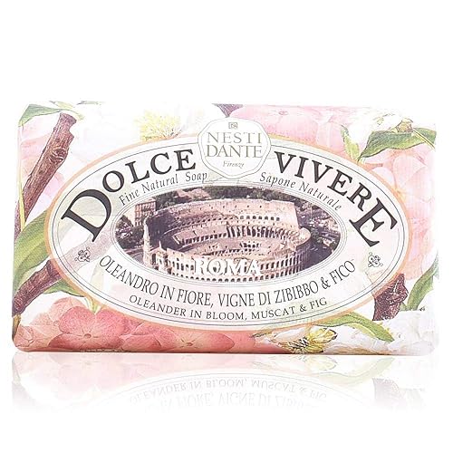Nesti Dante Nesti dante dolce vivere fine natural soap - roma - olenander in bloom, muscat and fig, 8.8oz, 8.8 Ounce Beauty & Personal Care Nesti Dante