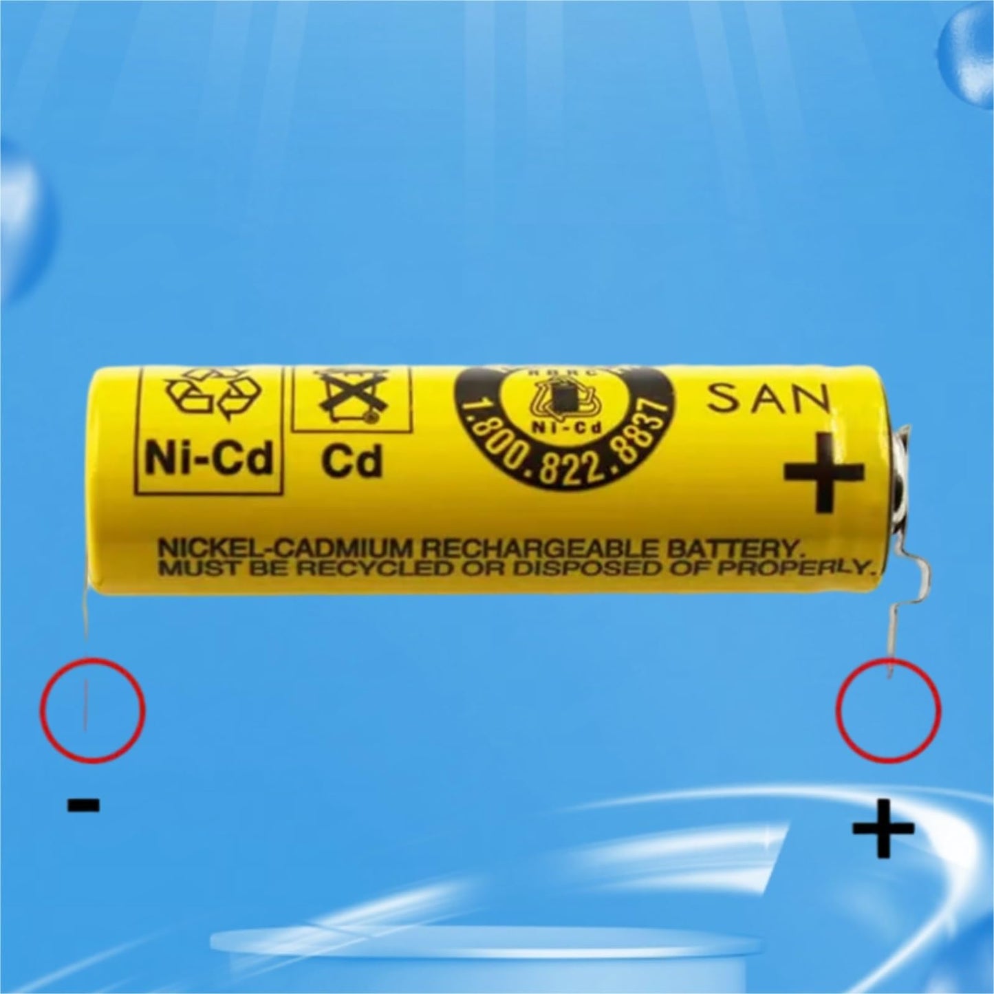 Orfdcnhlkc Shaver 600mAh/1.2V NiCd Battery. Compatible with Philips HQ36, HQ5812, HQ481, HQ46, HQ662, HQ380 Beauty and Personal Care Orfdcnhlkc