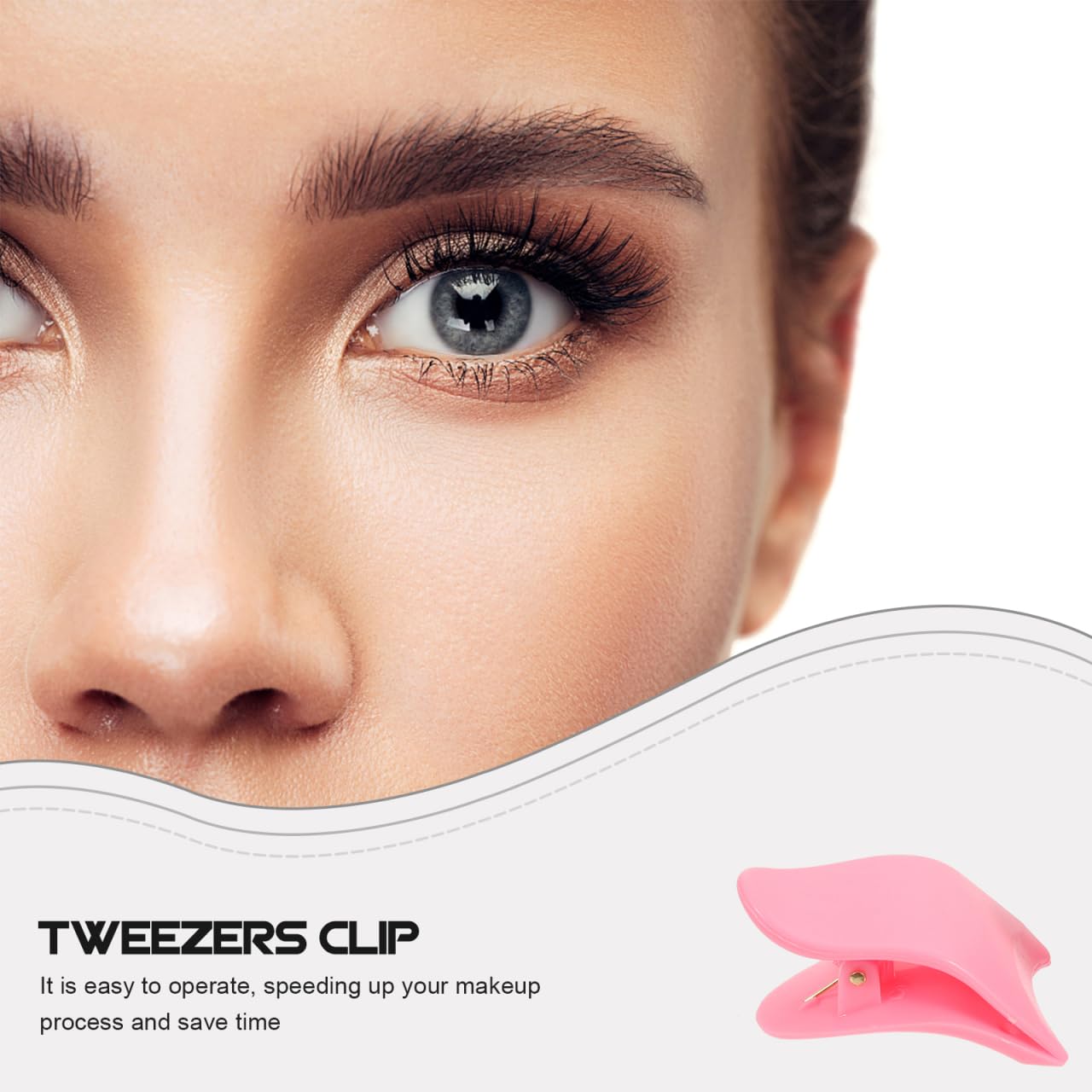 ARTIBETTER Eyelash Applicator Tweezers 5 Pack Plastic Lash Clamp Tool for False Eyelash Application Eye Makeup Accessories 2.36X1.37X0.78 Inches Beauty and Personal Care ARTIBETTER