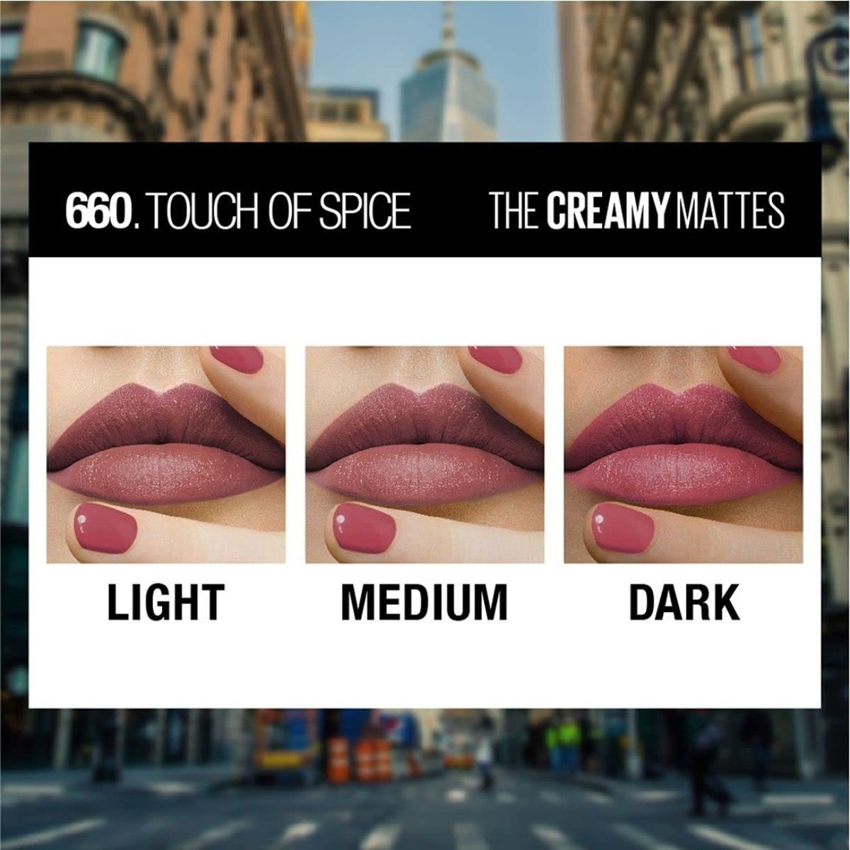Maybelline Color Sensational Creamy Matte Lipstick, Touch of Spice, 2 Count Beauty & Personal Care MAYBELLINE