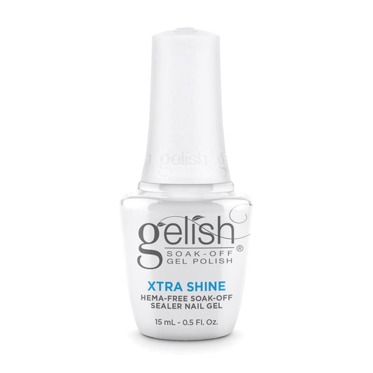 Gelish Hema-Free Gel Nail Polish Essentials - Xtra Shine Top Coat, 15mL