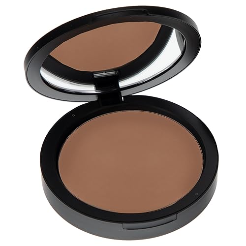 Mineral Dual Powder - 4-in-1 Pressed Mineral Foundation with SPF 15 for Flawless Glow - Oil-Free, Talc-Free, Gluten-Free, 0.45 oz (Puddin' - Dark) Beauty & Personal Care Mommy Makeup