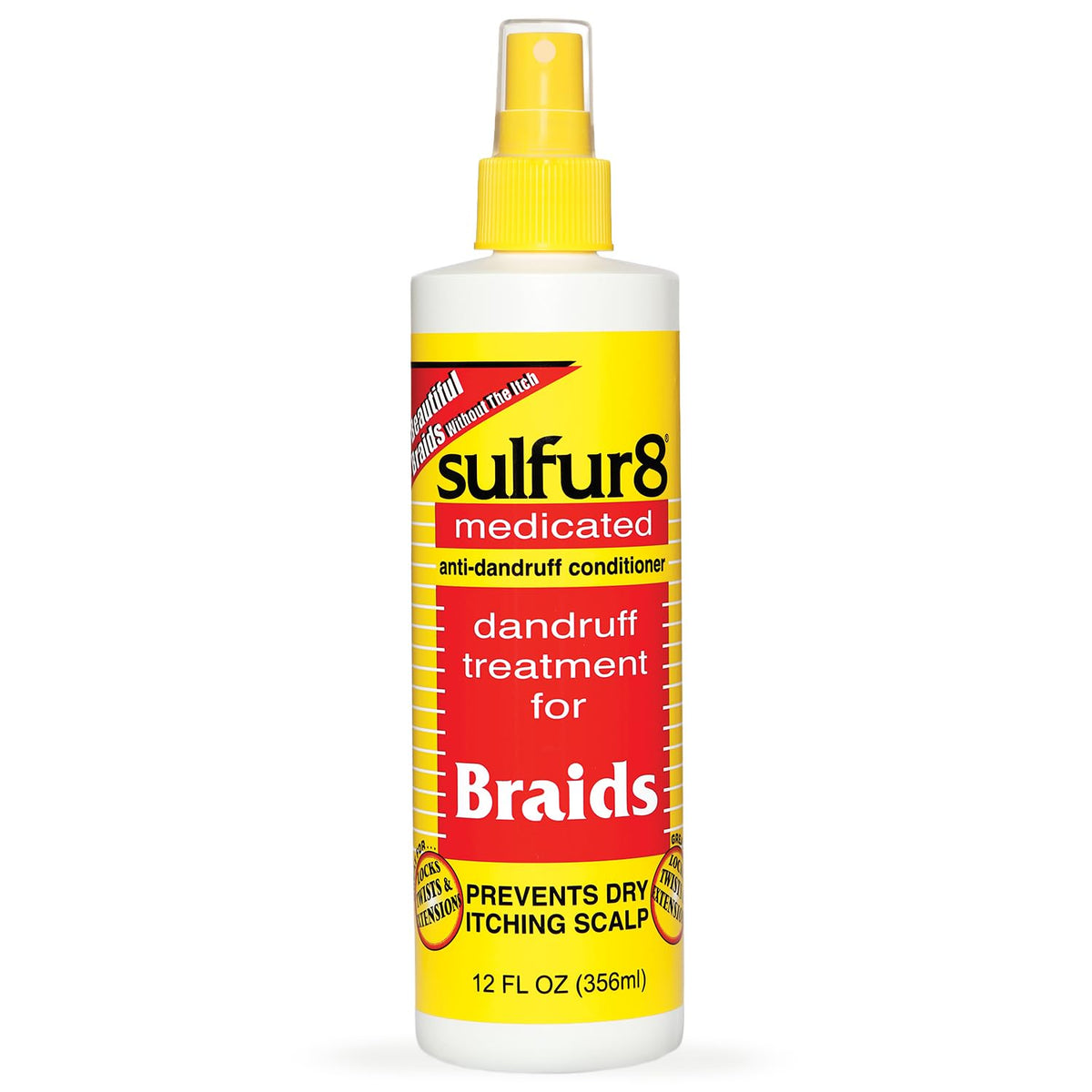 Sulfur 8 Dandruff Treatment For Braids 12 oz. Spray by Sulfur 8