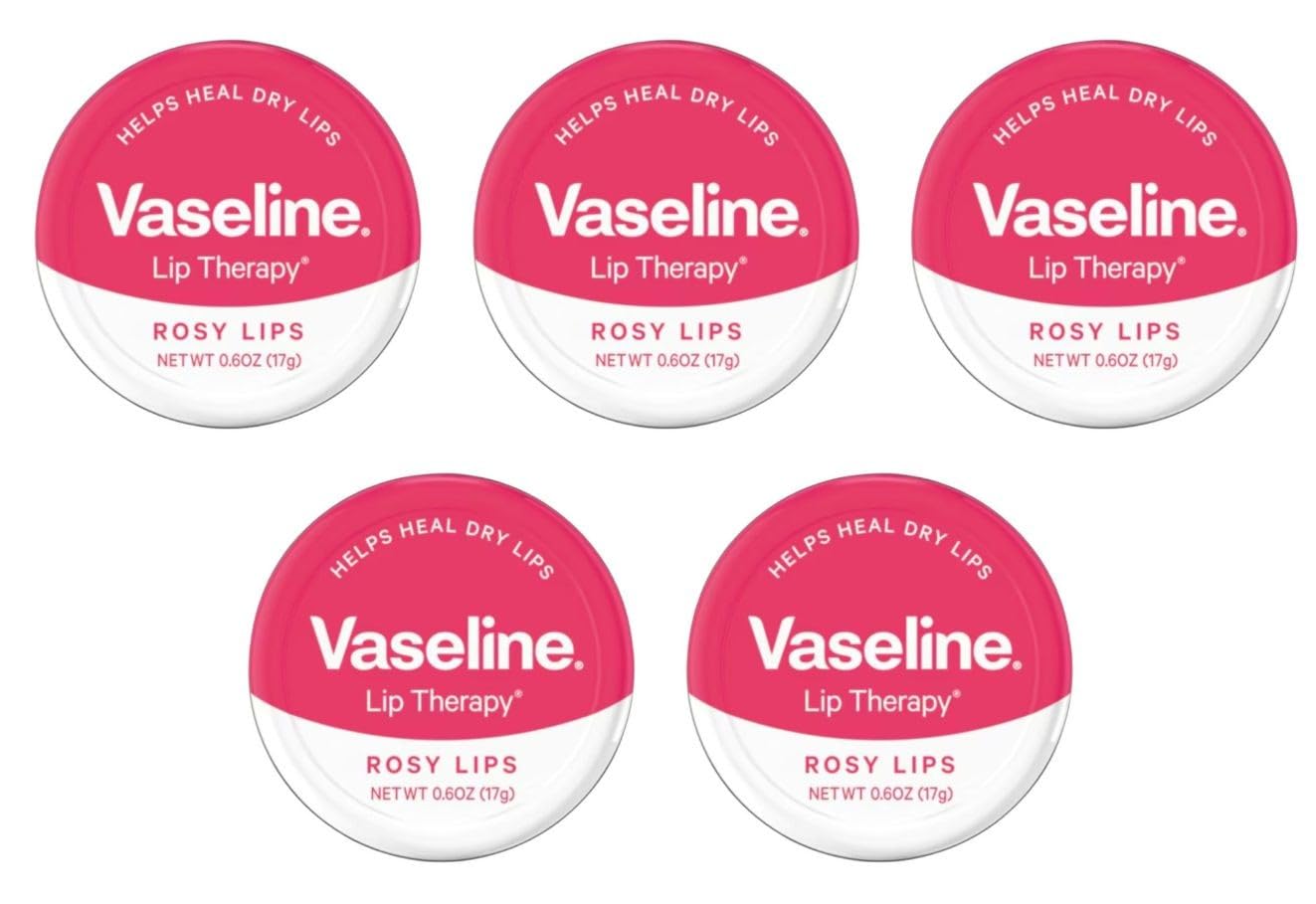 Vaseline Lip Therapy Lip Balm, Rosy Lips 0.6 oz (Pack of 5) Beauty and Personal Care Vaseline