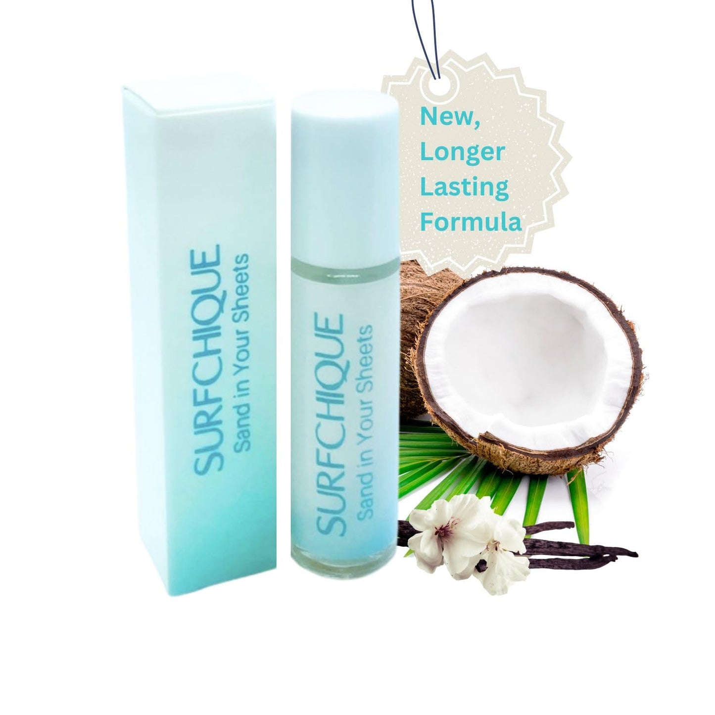 SURFCHIQUE Tropical Beach Coconut/Vanilla Perfume Oil - Sand in Your Sheets Beauty & Personal Care SURFCHIQUE