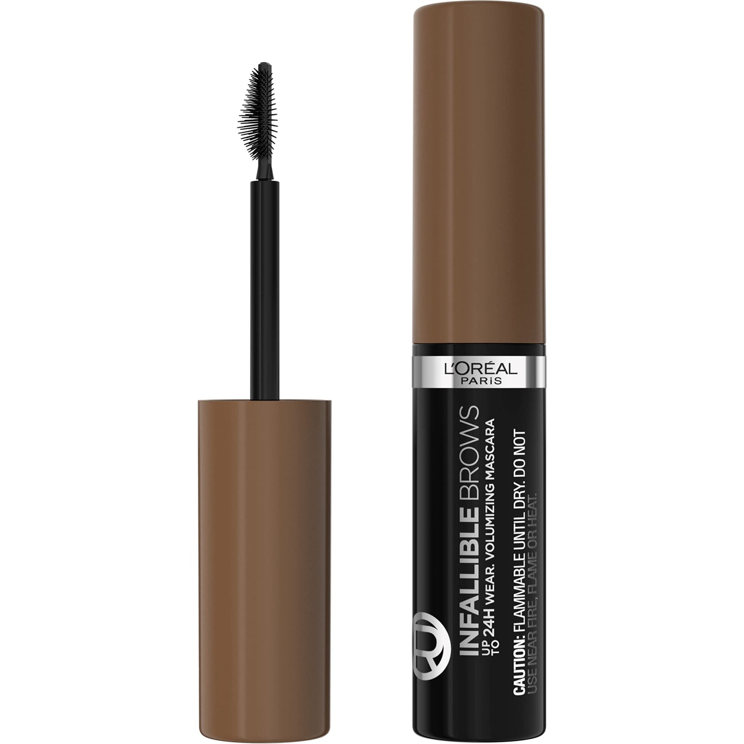 L'Oreal Paris Infallible Volumizing 24H Wear Brow Mascara, Long Lasting Eyebrow Makeup for 2X Fuller Eyebrows, 6.0 Light Brunette, 0.13 Fl Oz Beauty & Personal Care L'Oreal Paris