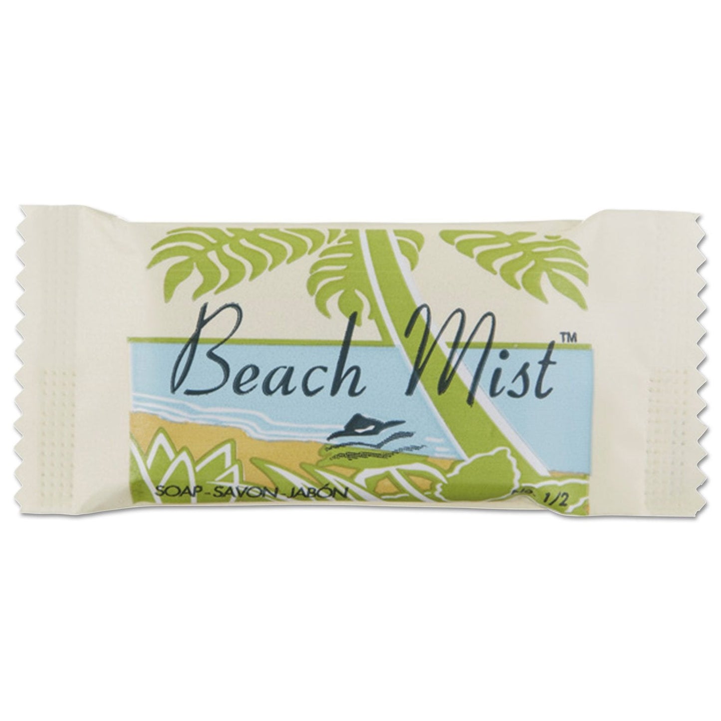 Beach Mist Bar Soap Individually Wrapped # 0.5 Travel Size Hotel/Motel 1,000 Count Beauty & Personal Care BEACH MIST