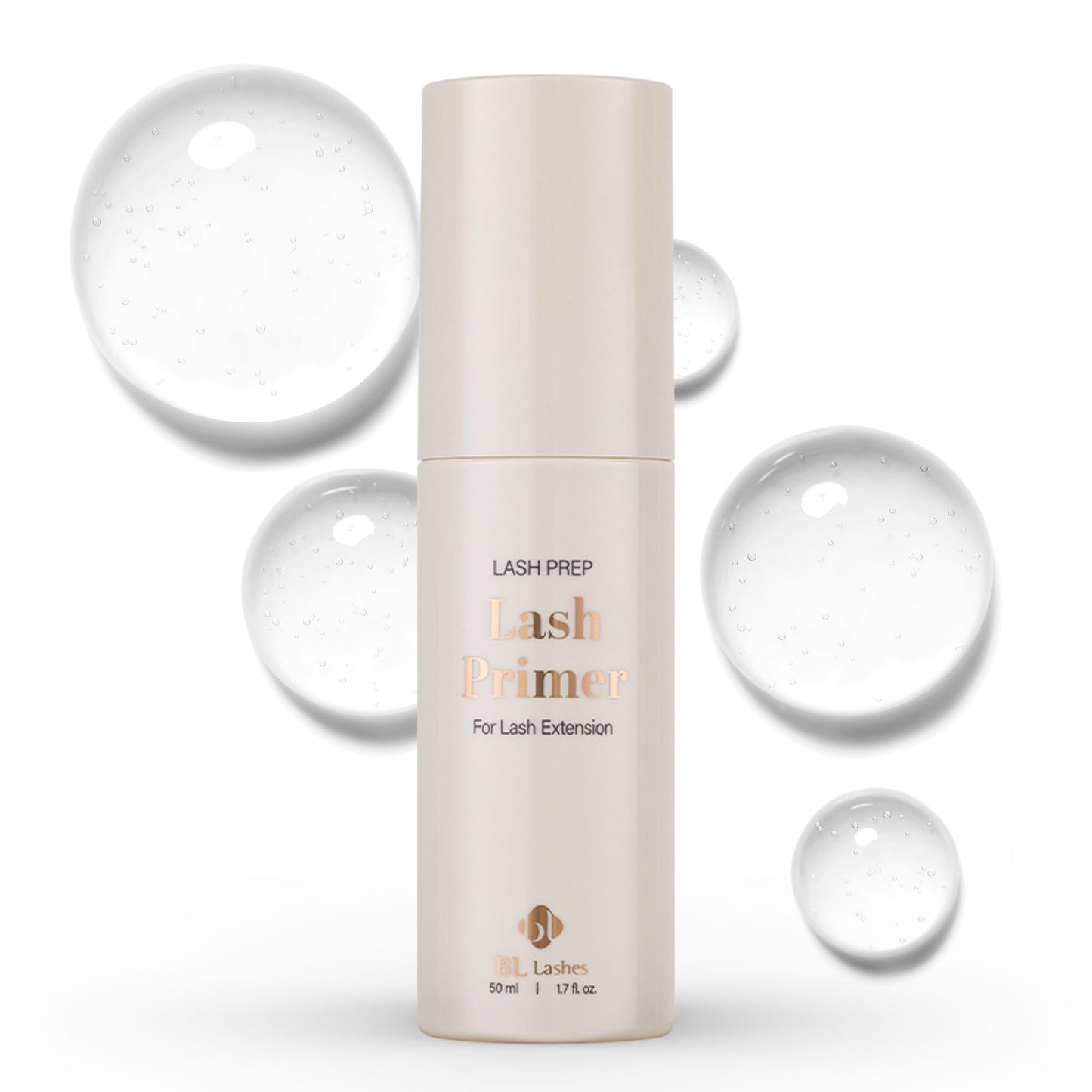 BL Lashes Primer for Eyelash Extensions | Removes Oils & Residue | Oil-Free for Stronger Adhesive Bonding | Speeds Up Application Time | Professional Beauty & Personal Care BL BL