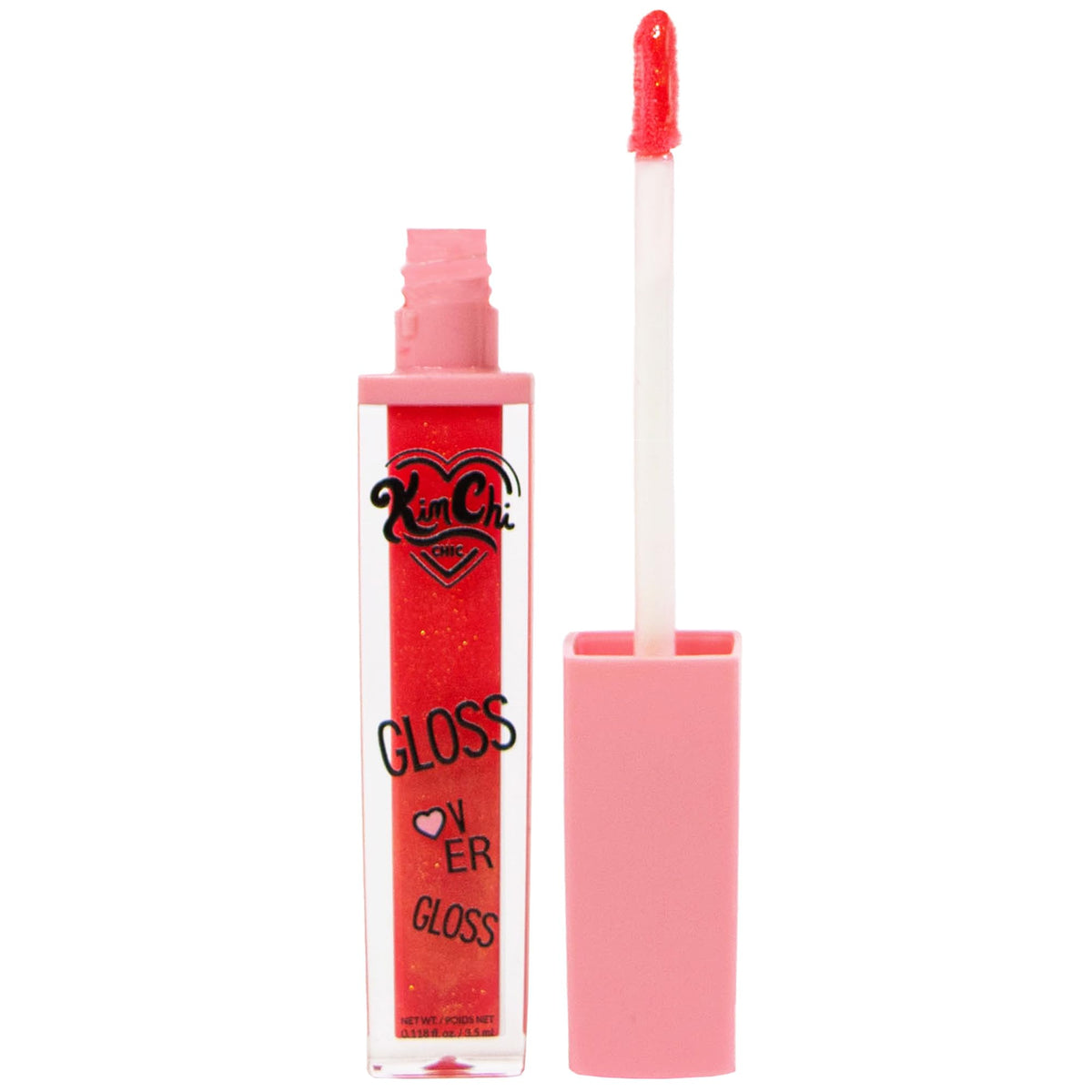 Kimchi Chic Beauty Gloss Over Gloss, Shimmer Lip Gloss with Micro-Sparkle