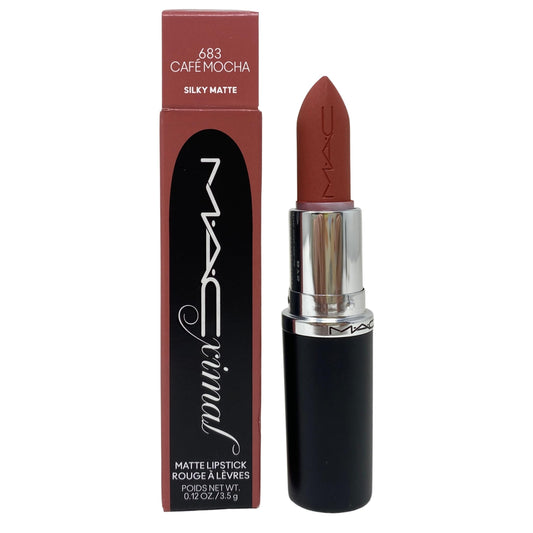 MAC Cosmetics M.A.Cximal Matte Lipstick - 683 Cafe Mocha (Mauvey pinky nude) 0.12 oz / 3.5g Beauty & Personal Care MAC