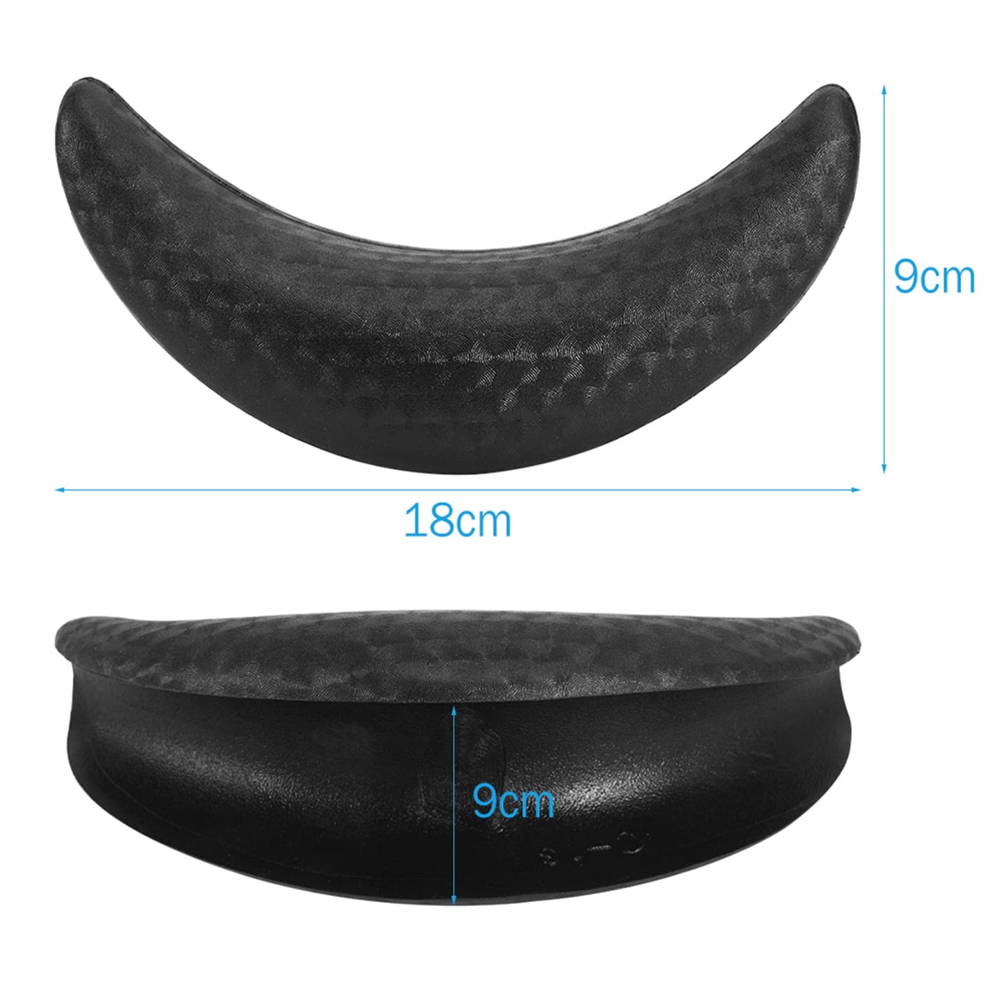 Shampoo Bowl Neck Rest, PVC Soft Cushion for Salon and Home Use, Black Beauty and Personal Care Yosoo Health Gear