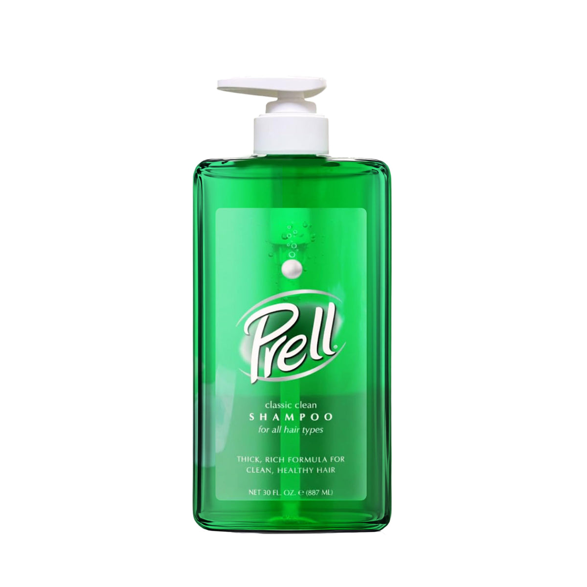 Prell Original Green Shampoo - Value Size - Classic Clean Deep Cleansing Shampoo for Men & Women | 30 oz