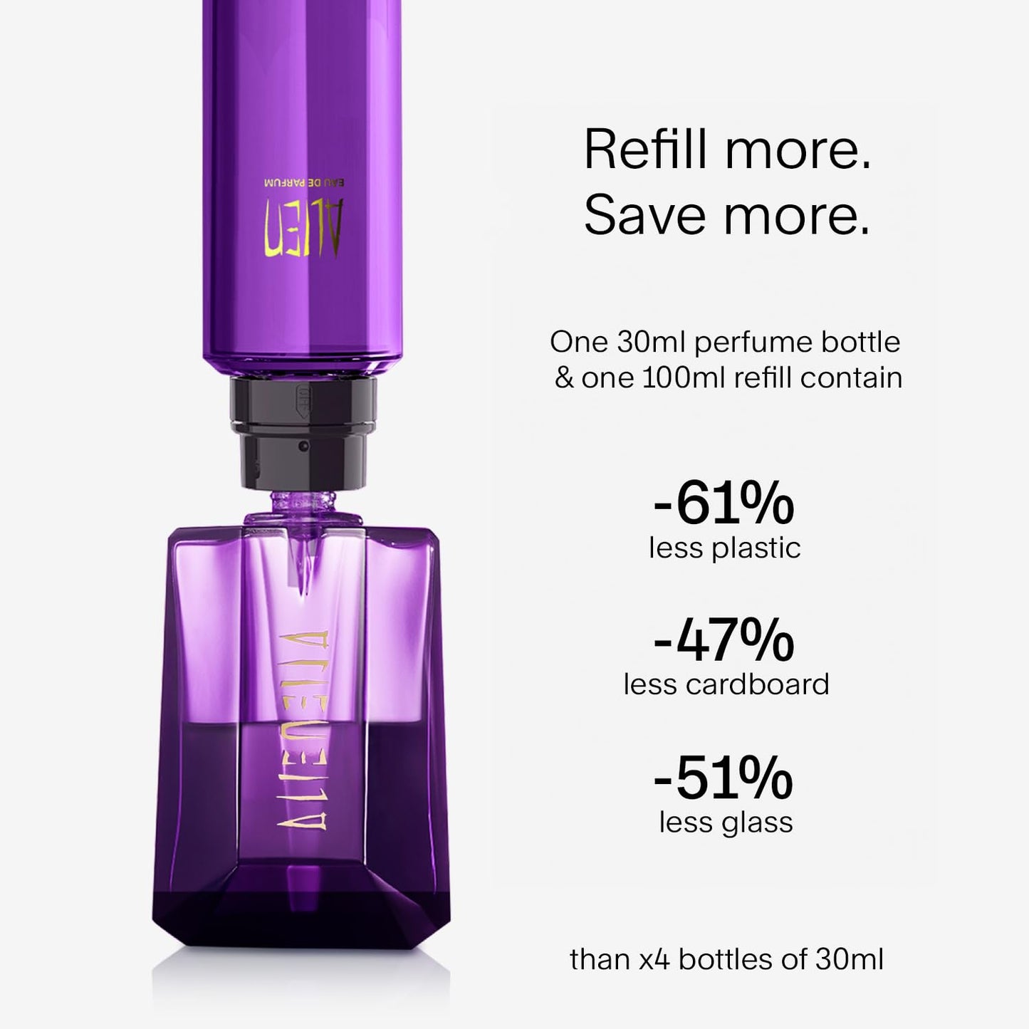Thierry Mugler Alien 2 oz Eau De Parfum Refillable Spray For Women Beauty & Personal Care Mugler