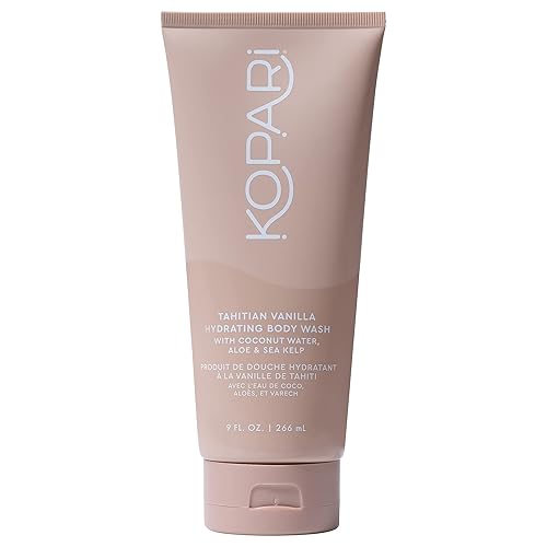 Tahitian Vanilla Hydrating Body Wash with Coconut Water, Aloe & Sea Kelp | Cleanses Without Stripping Moisture or Natural Oils | Infused with Notes Beauty & Personal Care Kopari