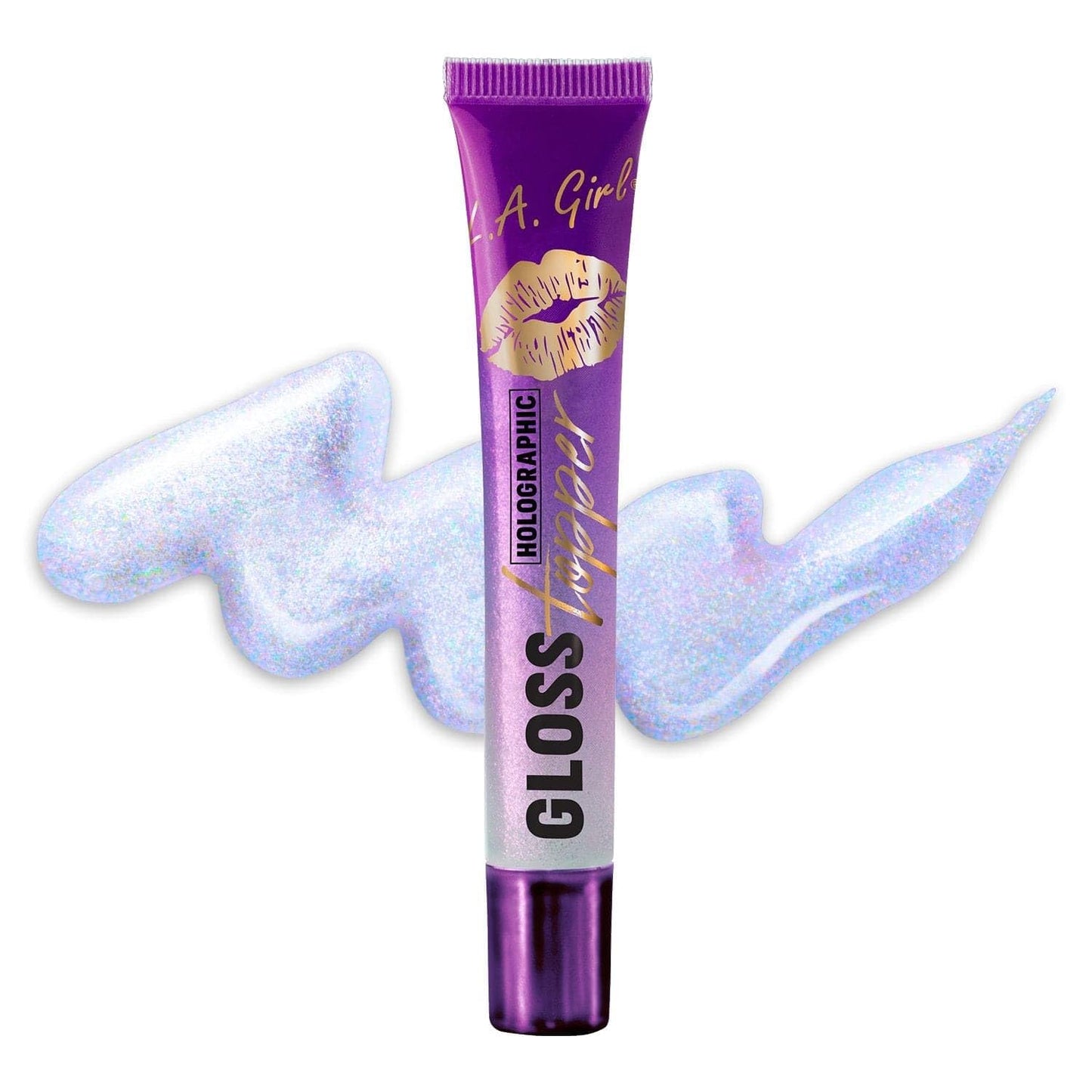 L.A. Girl Gloss Topper, Flashing Opal (Holographic Purple) GLG572 Beauty & Personal Care L.A. Girl