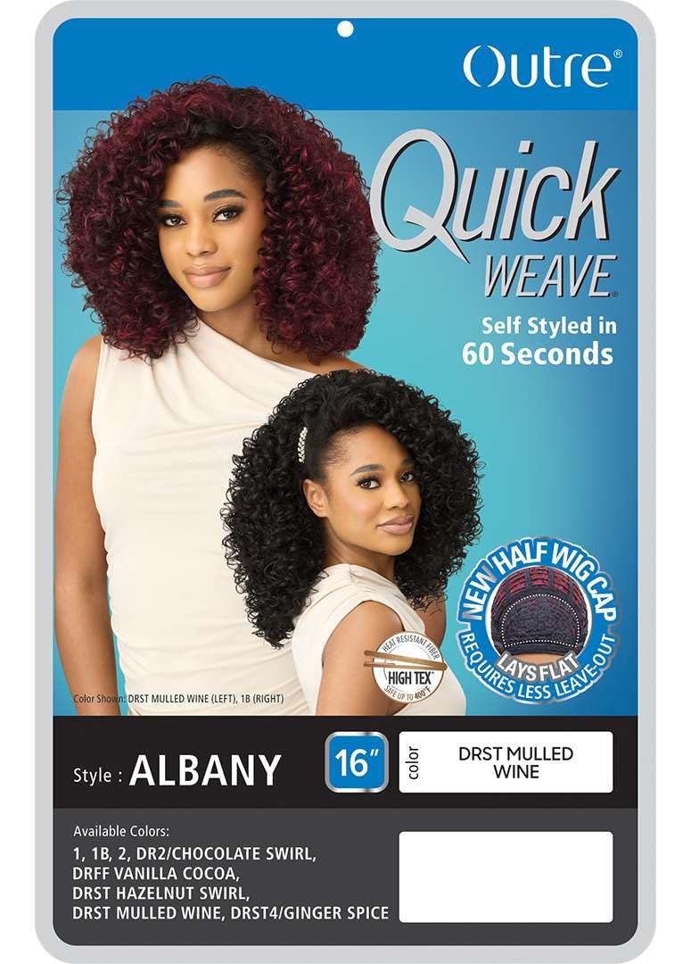 Outre Quick Weave - Albany (OFF BLACK 1B)