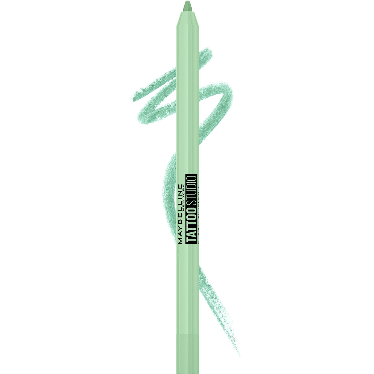 MAYBELLINE New York Tattoo Studio Long-Lasting Sharpenable Eyeliner Pencil, Glide on Smooth Gel Pigments with 36 Hour Wear, Waterproof Lime Smash 0.04 Beauty & Personal Care MAYBELLINE