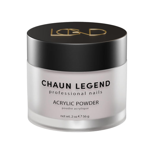 Chaun Legend Acrylic Powder, 2oz Long Lasting Salon Quality, Bubble Free, Self Leveling Professional Manicures, Fake Nails, Carving & Extensions