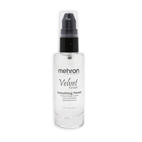 Mehron Makeup Velvet Finish Smoothing Primer | Professional Pre-Foundation Skin Primer | Face Makeup 1 fl oz (30 ml) Beauty & Personal Care Mehron
