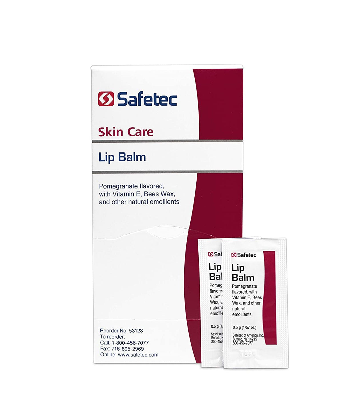 Safetec Lip Balm Pomegranate Flavored, One color, 144 Count Beauty & Personal Care Safetec