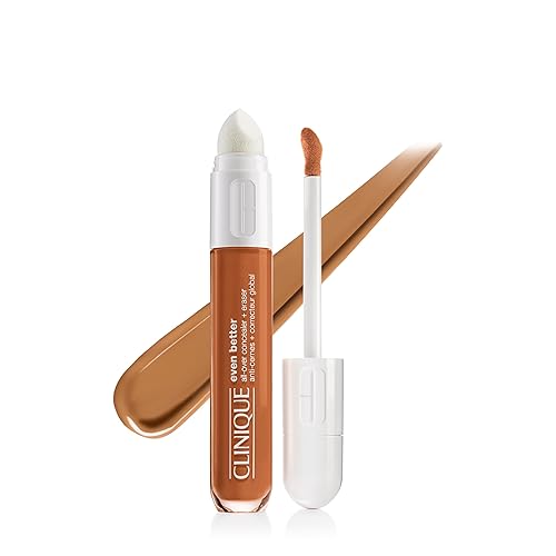 Clinique Even Better All-Over Full Coverage Concealer + Eraser Makeup For Dark Undereye Circles | With Hyaluronic Acid + Caffeine | Hydrating Beauty & Personal Care Clinique