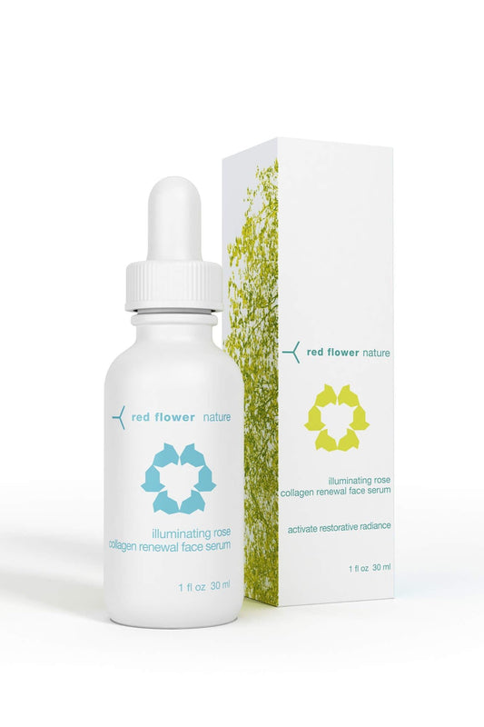 Red Flower Illuminating Rose Collagen Renewal Face Serum, 1 fl oz