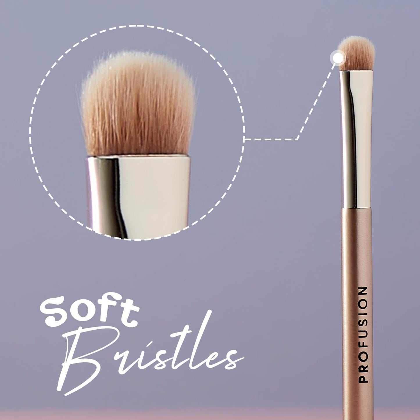 Profusion Cosmetics Magnetix Eyeshadow Blending Brush with Soft, Dense Synthetic Tapered Bristles for Smooth, Seamless Blending, Fluffy Eye Makeup Beauty & Personal Care Profusion Cosmetics