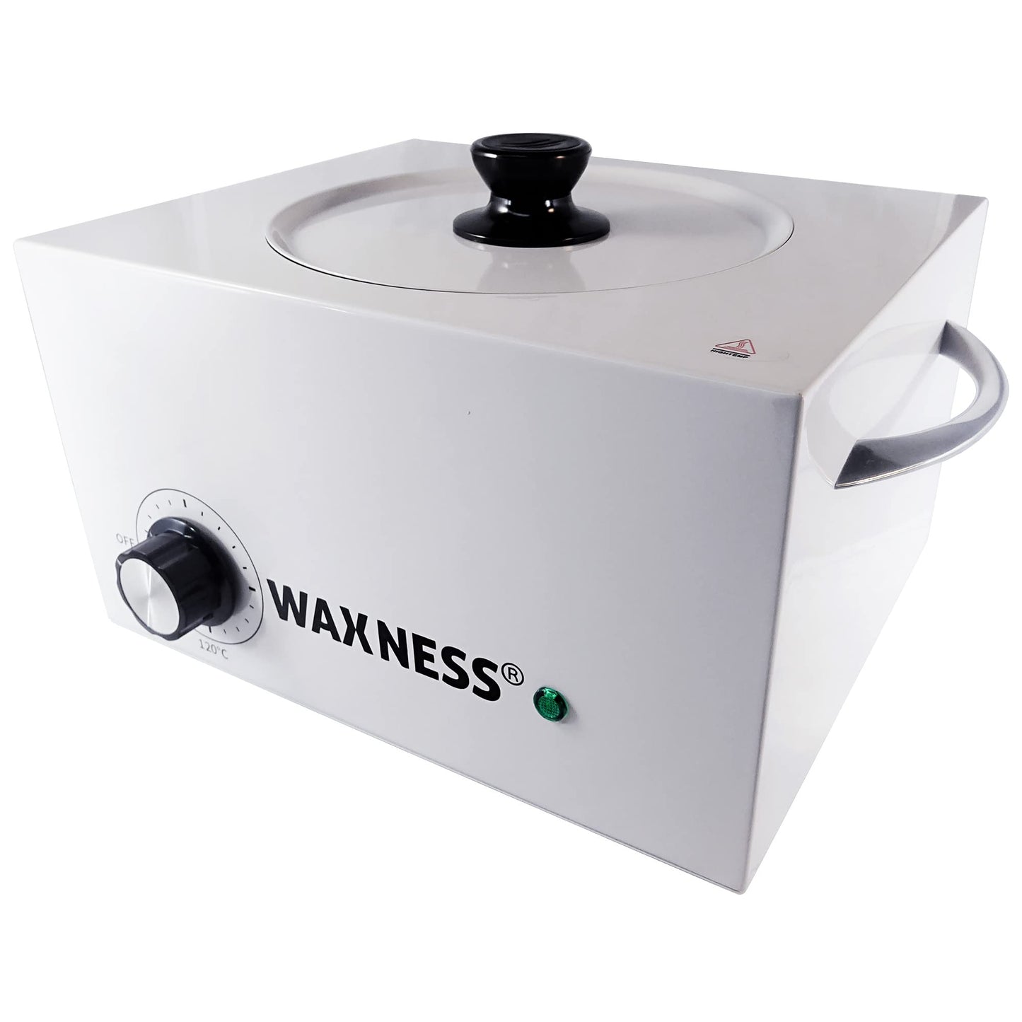Waxness WN-6003 Elite-Series Large Professional Wax Heater White, 5.5 lb Capacity, Electronic Temperature Control, 300W, for Professional Use Beauty and Personal Care Waxness