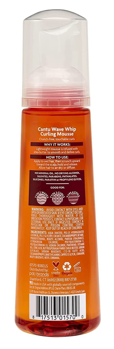 Cantu Shea Butter Wave Whip Curling Mousse 8.4 Ounce (Pack of 6) Beauty & Personal Care Cantu