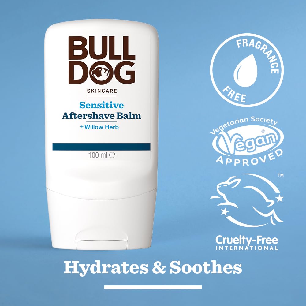 Bulldog Sensitive After Shave Balm 100ml by Bulldog Beauty and Personal Care Bulldog Skincare for Men