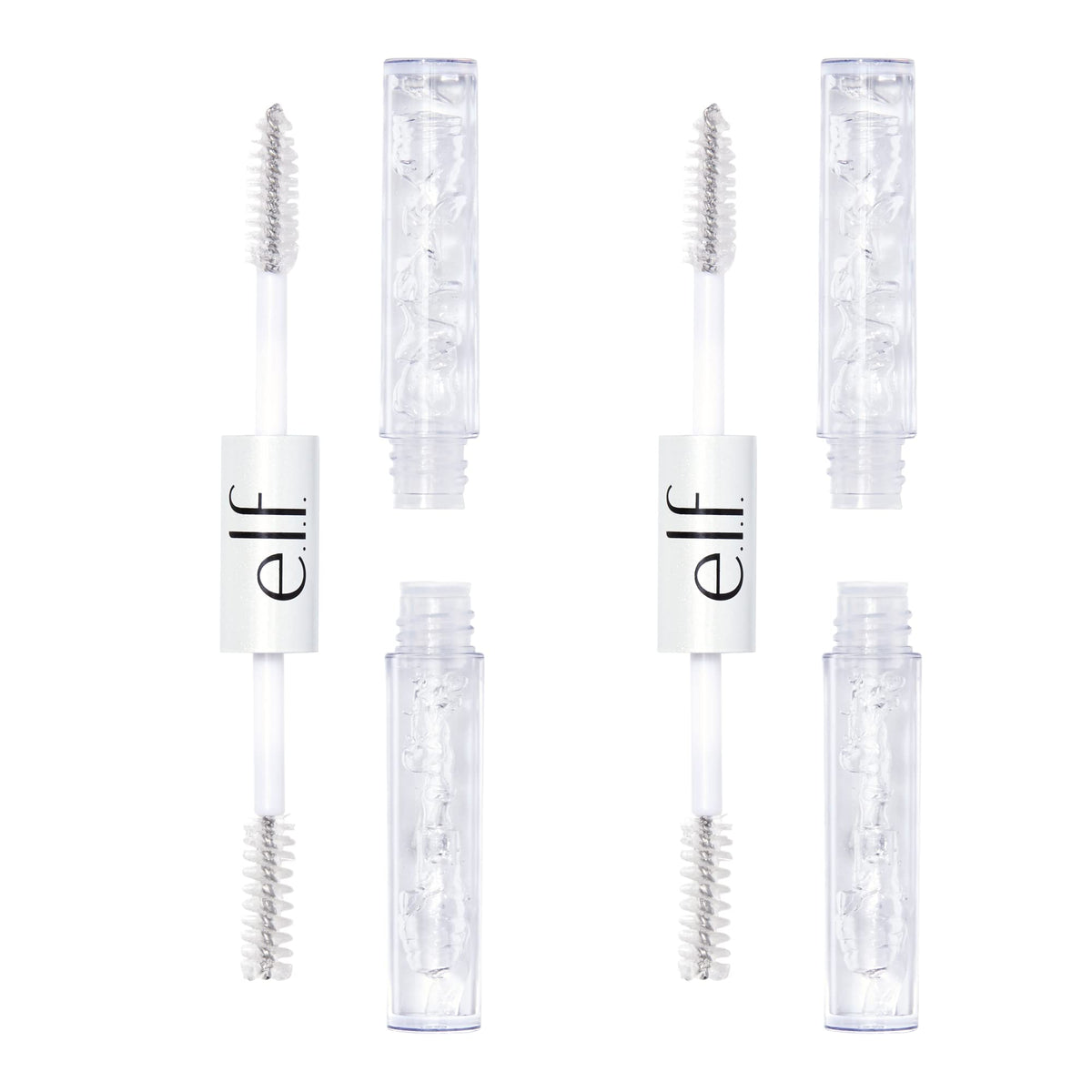 e.l.f. Clear Lash & Brow Mascara 2-Pack, Conditioning Clear Brow & Lash Gel For Grooming, Defining & Separating, Long-Lasting, Vegan & Cruelty-Free Beauty & Personal Care e.l.f.