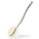 Shower Body Brush with Bristles and Loofah,Back Scrubber Bath Mesh Sponge with Curved Long Handle for Skin Exfoliating Bath, Massage Bristles Suitable Beauty & Personal Care HONOMA