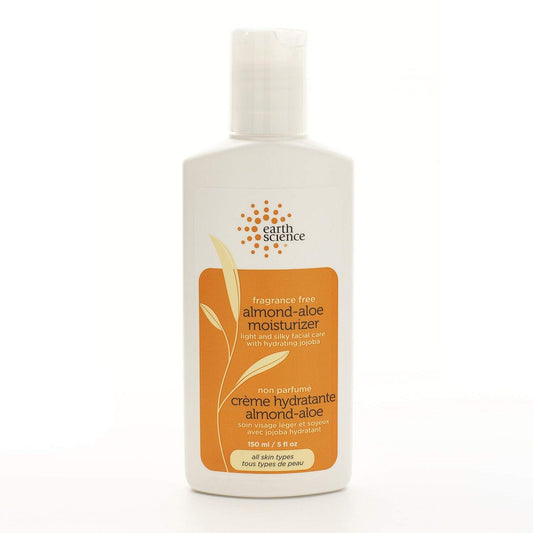 Earth Science Almond Aloe Moisturizer, Fragrance Free - 5 Oz