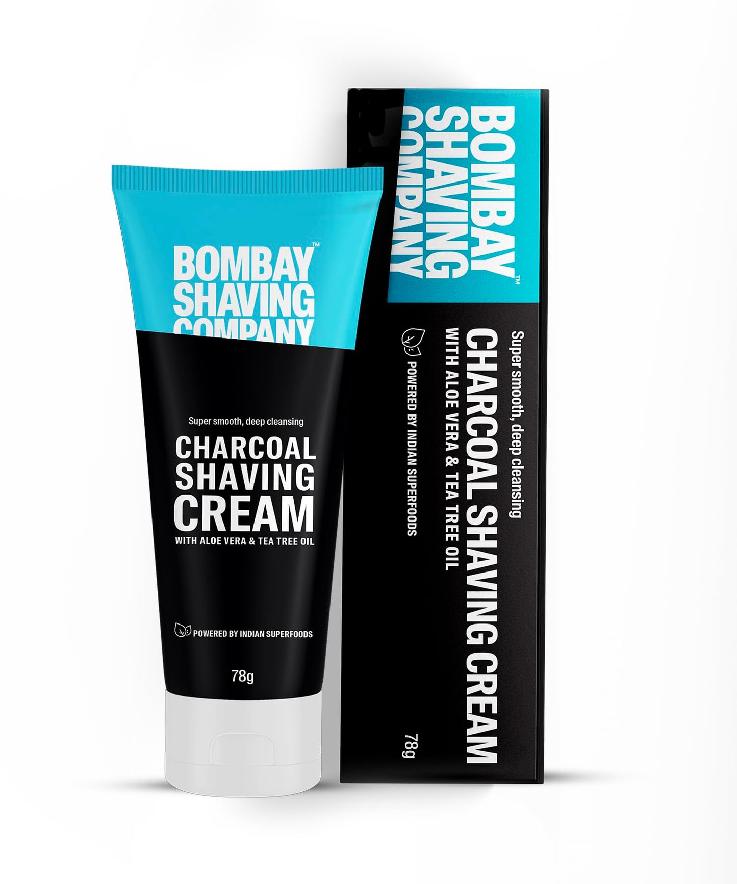 Bombay Shaving Co. Charcoal Shaving Cream for Men Beauty and Personal Care Bombay Shaving Company