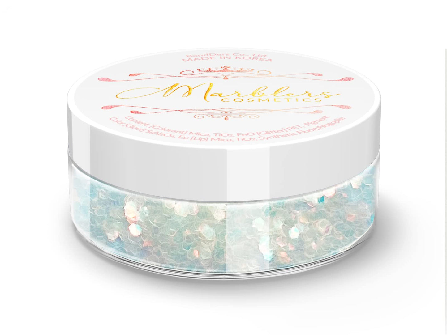 MARBLERS Chunky Rainbow Face & Body Glitter [Blue Gold] 0.18oz (5g) | Chunky | Chopped | Flake | Non-Toxic | Vegan | Cruelty-Free | Festival, Rave Beauty & Personal Care MARBLERS