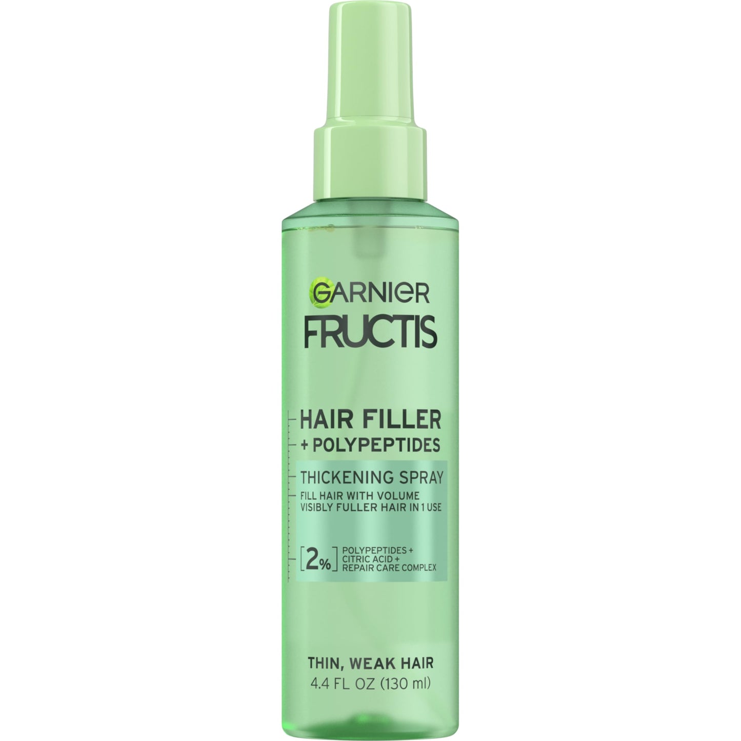 Garnier Fructis Hair Filler Fullness Repair Thickening Spray, Volumizing Spray with Polypeptides and Hair Repair Complex for Thin, Weak Split Ends Beauty & Personal Care Garnier