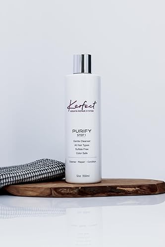 Kerfect Hair Repair System Step 1, Purify Gentle Cleanser, Shampoo Beauty & Personal Care Keratin Life Organics
