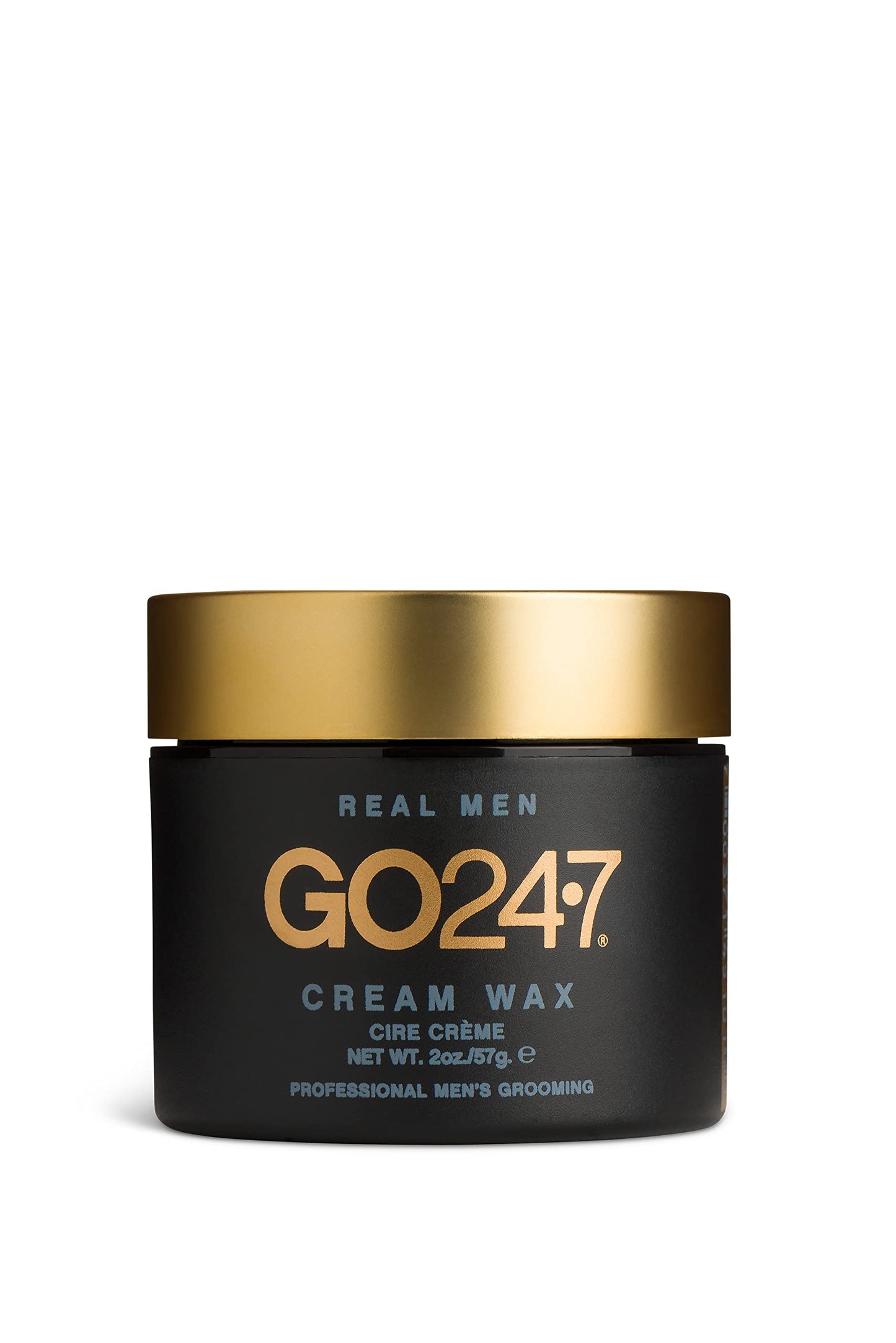 GO247 Cream Wax - Medium Hold, Natural Finish Styling Wax for Men - Defines & Controls with Lightweight Texture - Reactivates with Water - Ideal Beauty & Personal Care GO247