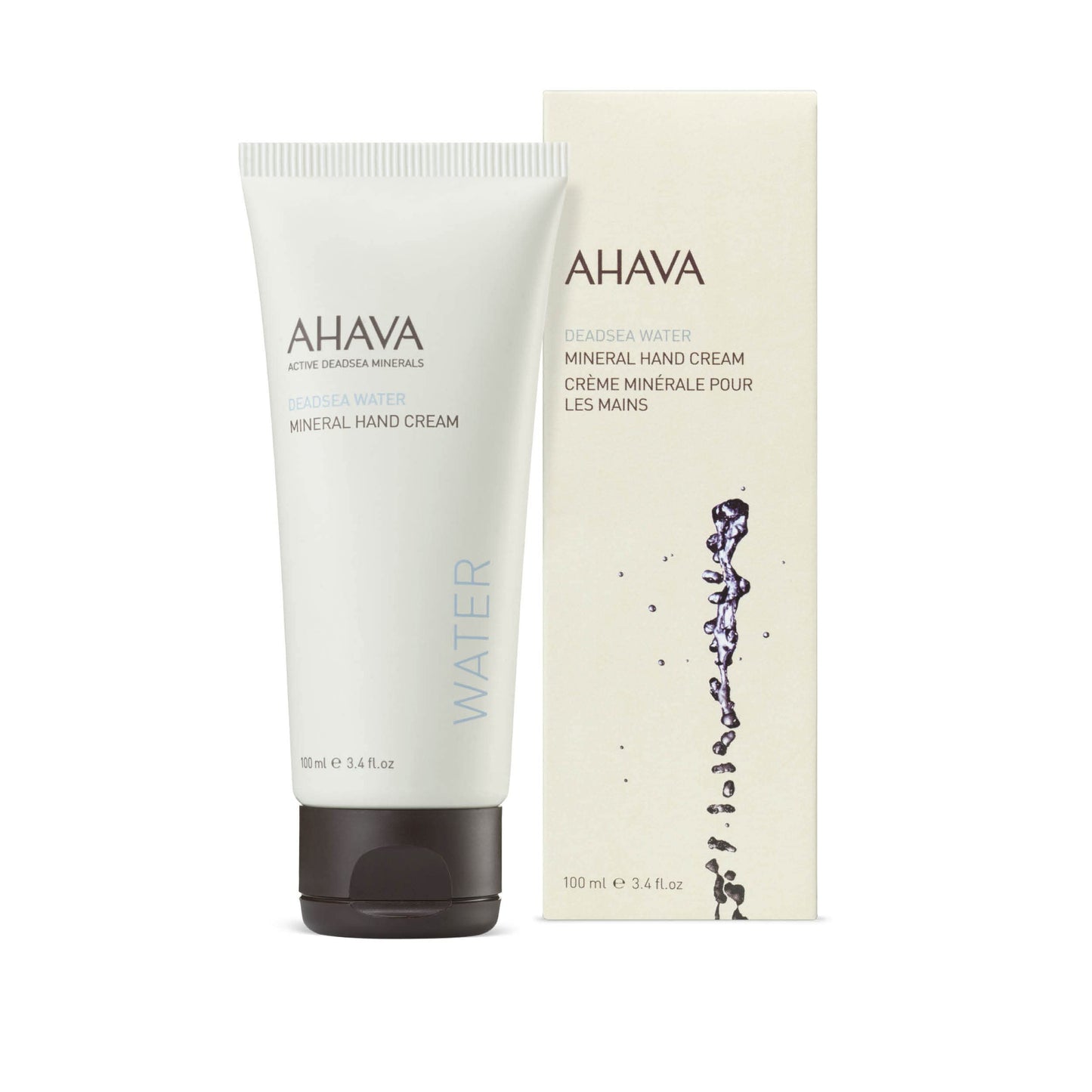 AHAVA Dead Sea Water Mineral Hand Cream - Hand Moisturizer For Dry Cracked Hands, Light & Fast Absorbing, Enriched with Exclusive blend Osmoter Beauty & Personal Care AHAVA