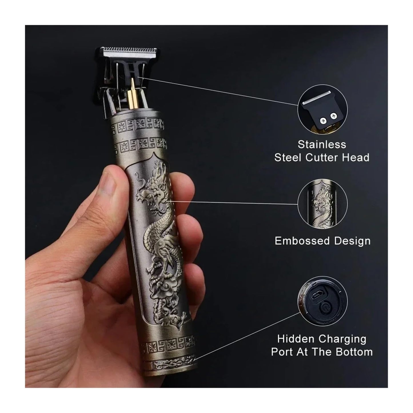 Razors Electric Hair Cutting Machine T9 USB Hair Clipper for Men Rechargeable Man Shaver Hair Trimmer Barber Beard Trimmer for Men(No Accessories BA) Beauty and Personal Care EWKYLSEM
