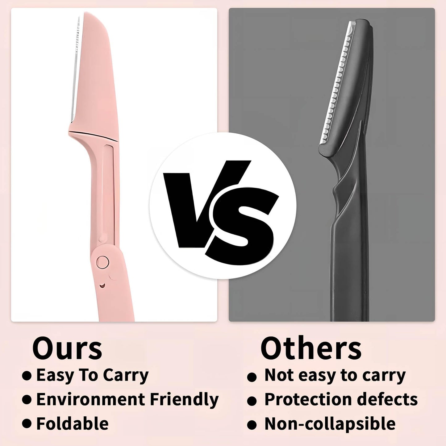 Dermaplaning Razors Tool for Women Face,3 PCS Eyebrow Razor Beauty and Personal Care Qivorimith