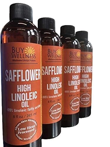 Safflower Oil High Linoleic Acid Cold Pressed Ultra Great Culinary or Fine Face & Skin Moisturizer Anti Aging 8 oz Beauty & Personal Care Buy Wellness