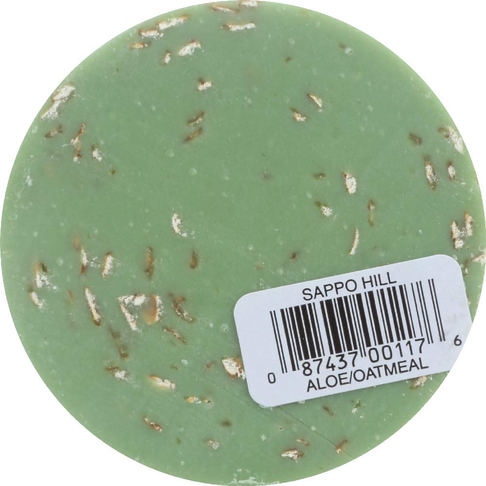 Sappo Hill (NOT A CASE) Glycerine Creme Soap Aloe Oatmeal Beauty & Personal Care Sappo Hill