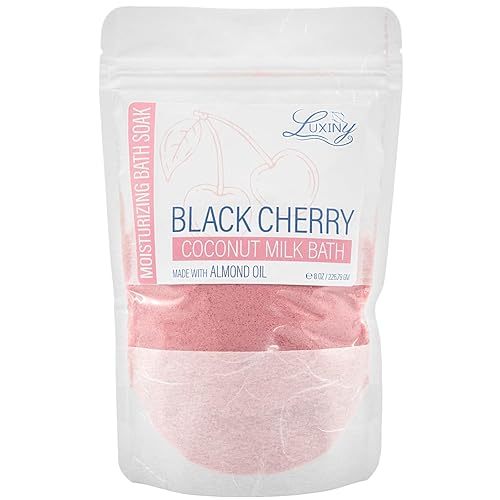 Luxiny Vegan Milk Bath Soak Made with Moisturizing Coconut Milk Powder & Sweet Almond Oil for a Bath Bomb Dust Soothing Fizz & Relaxing Soak, 8 oz.… Beauty & Personal Care Luxiny