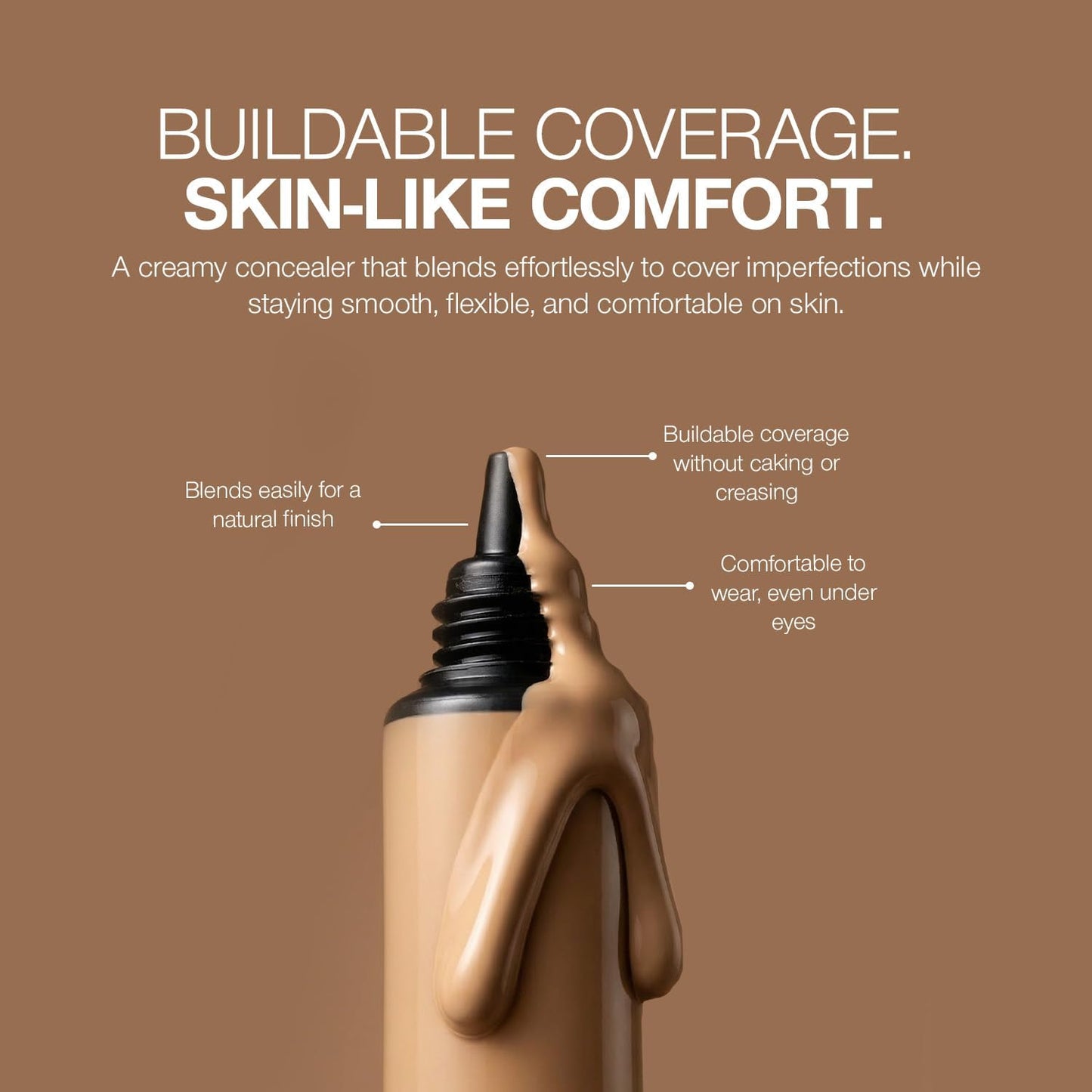 Palladio Full Coverage Concealer - Creamy Face & Under Eye Formula, Disguises Dark Circles, Blemishes, Fine Lines, Evens Skin Tone (Caramel Drizzle) Beauty & Personal Care Palladio