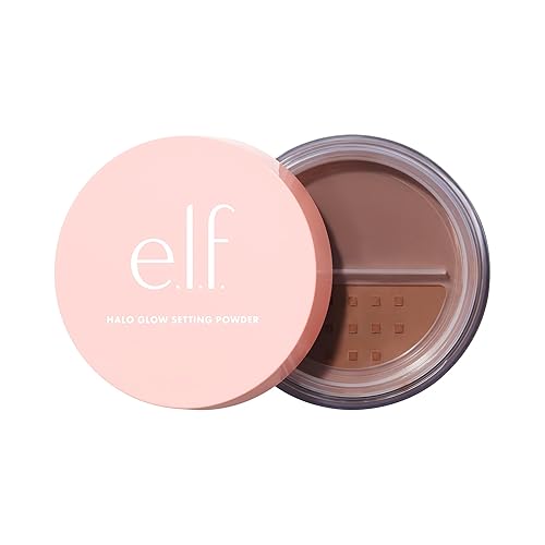 e.l.f. Halo Glow Soft Focus Setting Powder, Silky & Creates Soft Glow Without Shine, Smooths Pores & Lines, Vegan , Deep/Rich Beauty & Personal Care e.l.f.